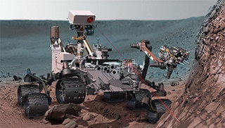 Mars rover “Curiosity”.